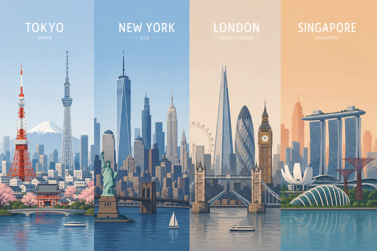 Price Comparison with Major Global Cities