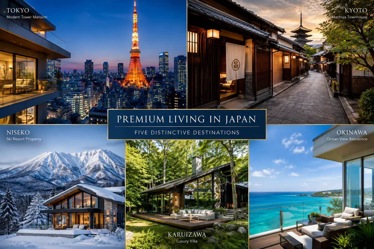Where to Buy Luxury Homes in Japan