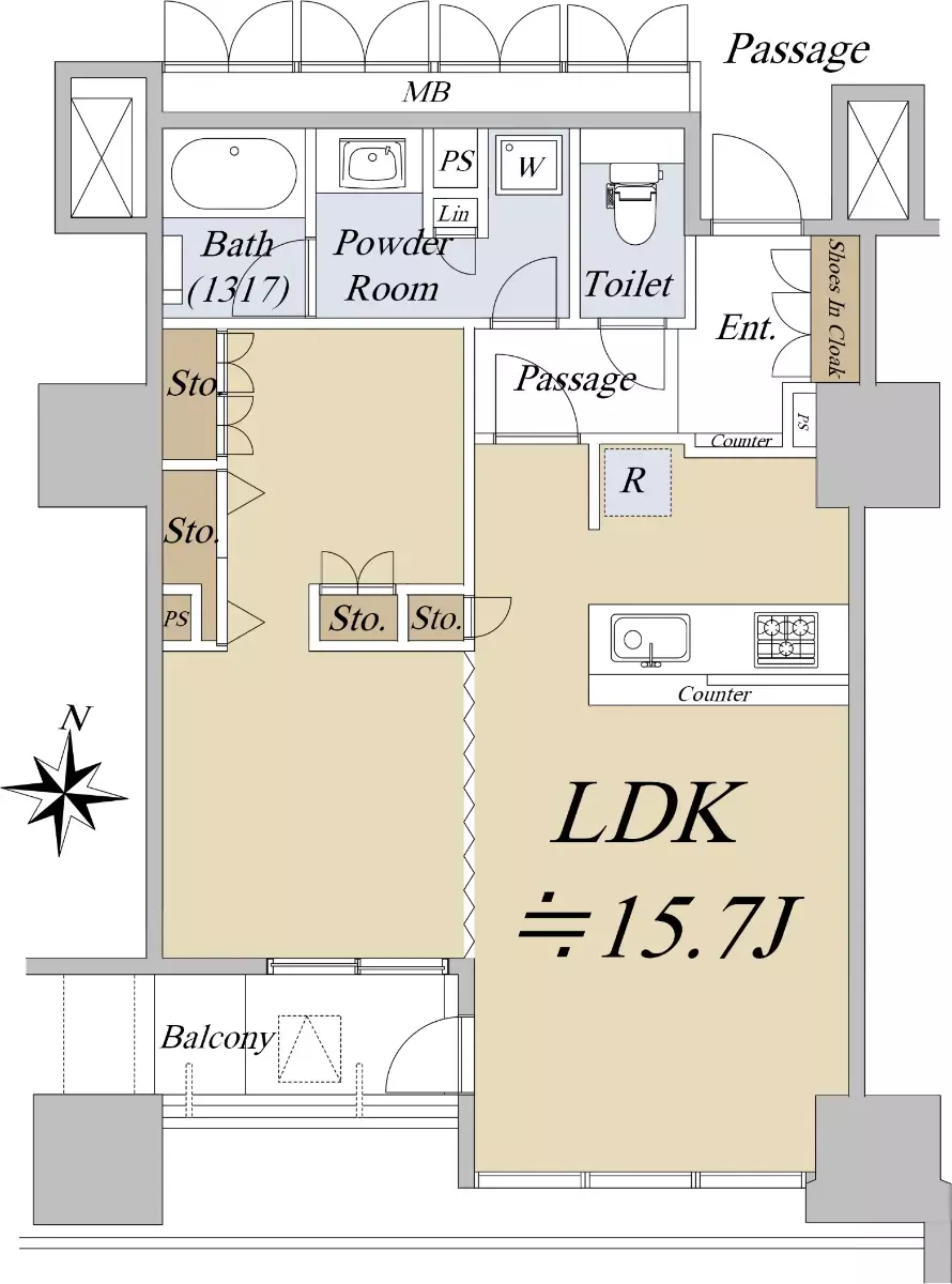 STUDIO Apartment for Sale in Nishi-ku, Osaka-shi, Osaka