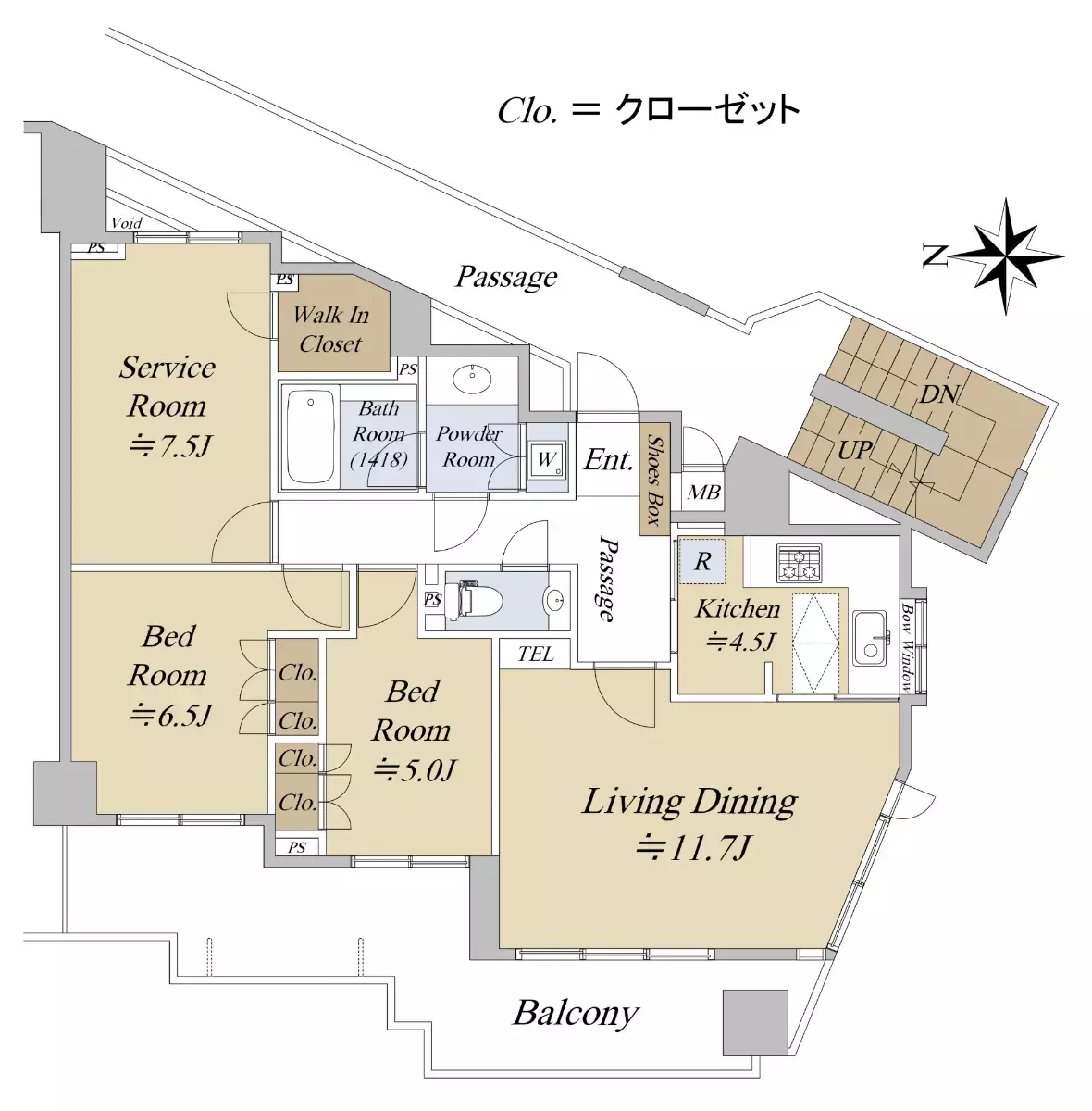 2Beds Apartment for Sale in Setagaya-ku, Tokyo - Japan Real